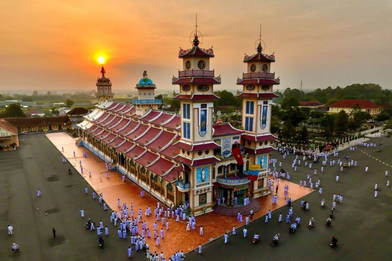 HCM: Black Virgin Mountain, Cao Dai Temple & Cu Chi Tour Group tour