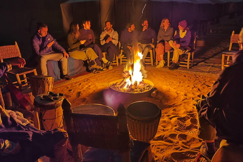 From Marrakech: 4-Day Desert Tour with 2 Nights in Merzouga STANDARD DESERT CAMP