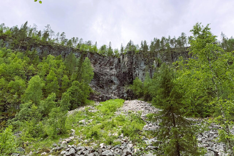 Rovaniemi to Ruka Roller Coaster & Korouoma Canyon Waterfall