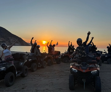Crete: Sunset or Morning Quad with Local Products Tasting