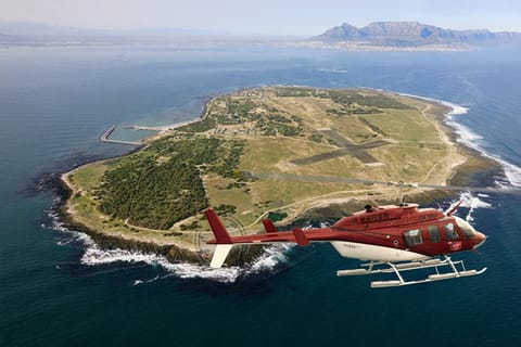Cape Town to Robben Island & Hout Bay Helicopter Flight