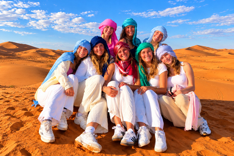 Marrakech: 3-Day Student Sahara Tour With Camp and Quad Adventure Pick: Luxury Camp & Sunset ATV Ride