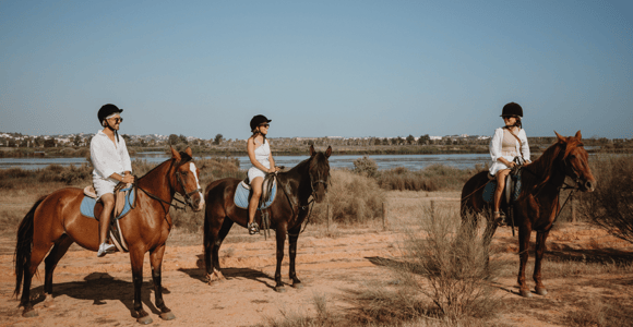 From Albufeira: Horse Riding Tour with Pickup