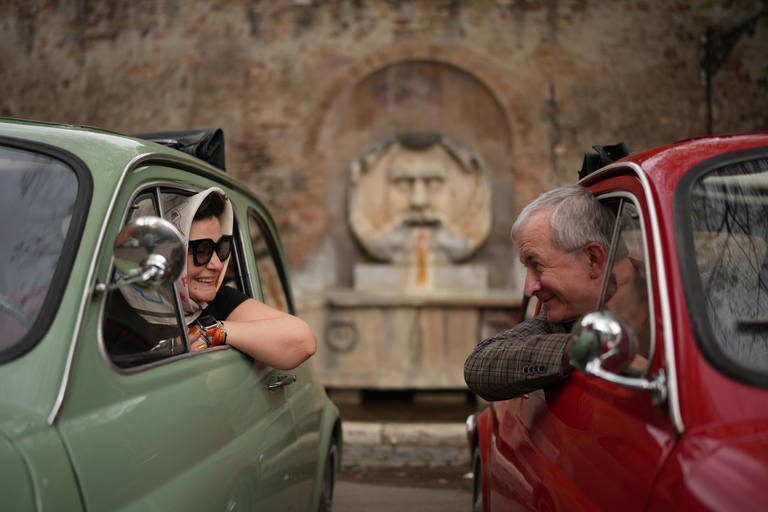 Rome : Visite guidée de la Fiat 500 avec photographeVisite privée