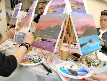 Kunst-Workshop im Stadtzentrum von Neapel mit Aperitif