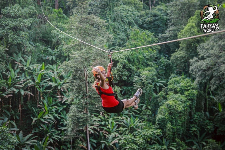 Chiang Mai: Jungle Zipline and White Water Rafting Tour