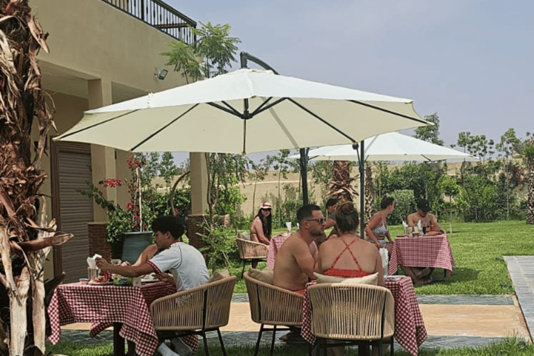 From Marrakesh: Pool Day Pass in Atlas Mountains with Lunch Refreshing Pool Escape: Enjoy Lunch and Easy Pickup