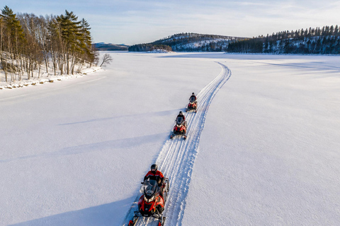 Rovaniemi: Thrilling Snowmobile Ride with Tasty Arctic BBQ ⭐ Snowmobile Ride | 45-Min | Most Popular