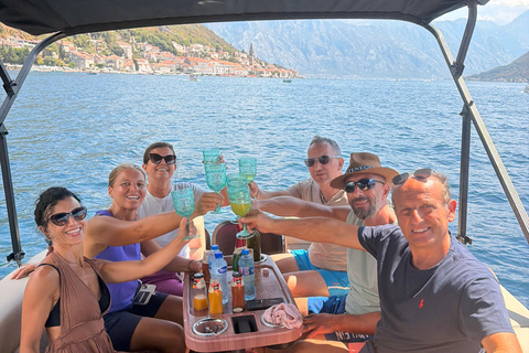 Kotor: Luxury Catamaran Cruise - Swimming with SEA BOB+drink
