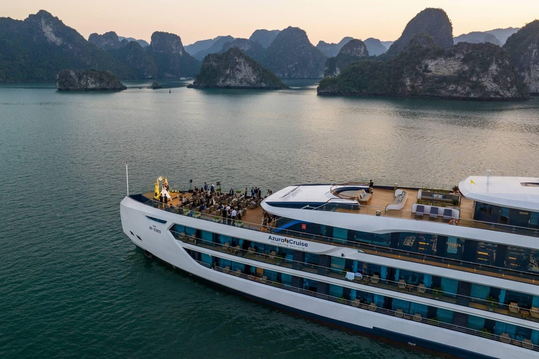 Hanoi: 2-Day Lan Ha & Halong Bay Luxurious Cruise w/Balcony Hanoi: 2-Day Lan Ha & Halong Bay Luxury Cruise with Balcony