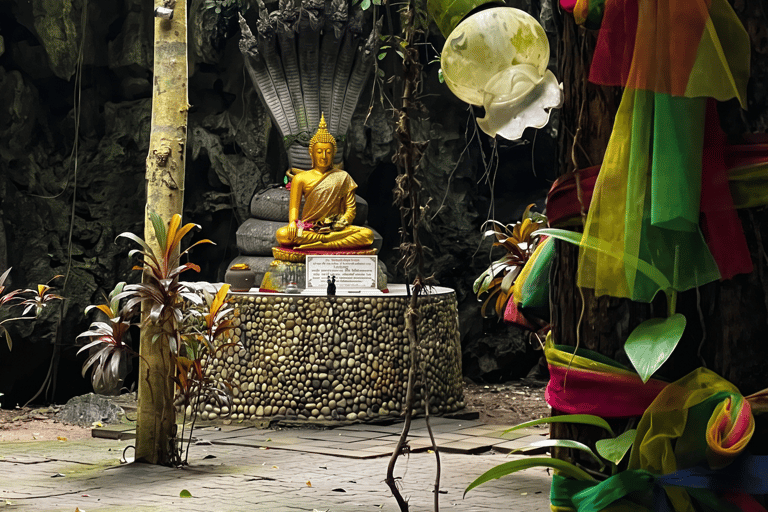 Pattaya: Waterfall Swim, Cave River and Naga Temple Day Trip