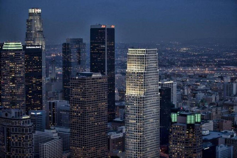 Burbank: 1 hora de passeio romântico particular de helicóptero ao pôr do sol