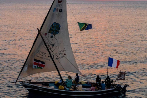 Kreuzfahrt bei Sonnenuntergang in Nungwi