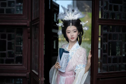 Old Shanghai: Hanfu Photoshoot Walking Tour Experience