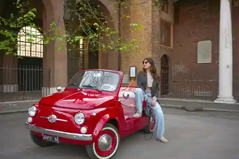 Rom i en Fiat Jolly: Exklusiv vintageåkning och fototur