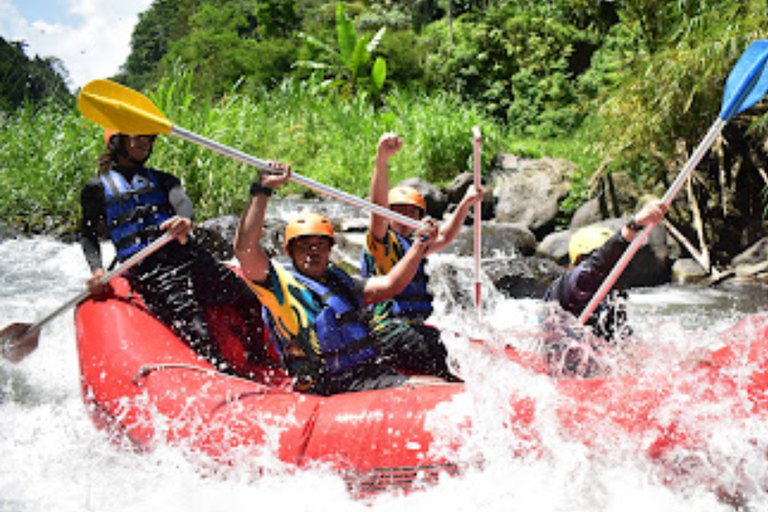 Bali Rafting: River Rafting with Zipline Down to the River River Rafting Only ( No Transport )