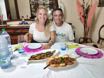 Acireale at Giusy's house for a real home-made Sicilian