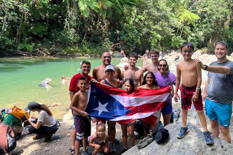 San Juan: El Yunque Regenwaldwanderung &amp; Luquillo BeachSan Juan: Wanderung durch den Regenwald El Yunque &amp; Luquillo Beach