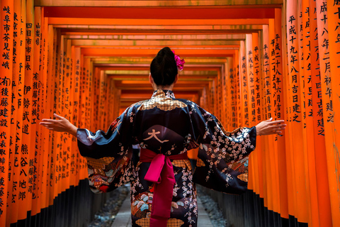 Entdecke Nara, Kiyozumi-dera &amp; Fushimi Inari von Osaka aus