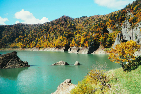 From Sapporo: Hoheikyo Dam, Jozankei & Lake Shikotsu Tour Shared Tour, Meet at Sapporo Station