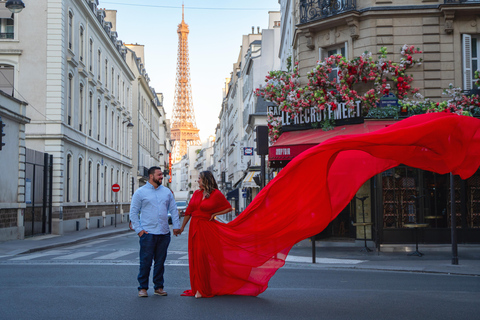 París: Sesión de fotos privada con vestido de vuelo @jonadress