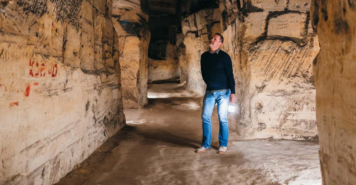 Afbeelding 2 van Maastricht: rondleiding door de noordelijke grotten