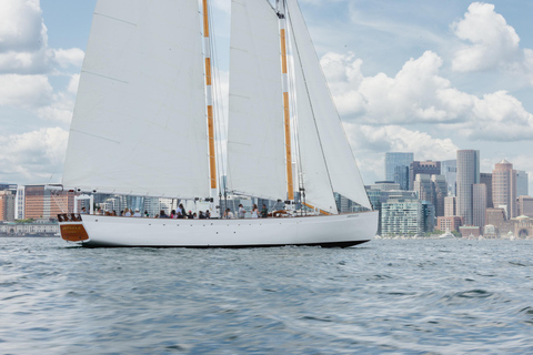 Boston: Harbor Champagne Sunset Sail from Rowes WharfWeekend Sunset Sail aboard Schooner Adirondack III