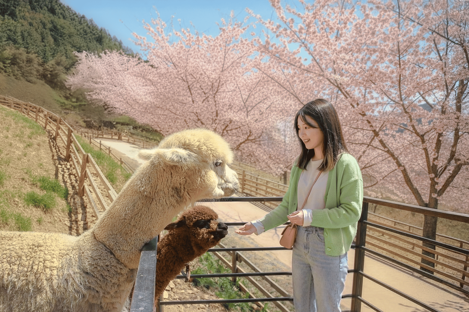 Seoul: Alpaka/Nami/Eobi (+RailBike, Erdbeeren optional) Tour
