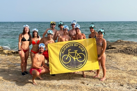 Alicante: wycieczka rowerowa po Calas i plażach z nurkowaniem z rurkąWycieczka z rowerem standardowym