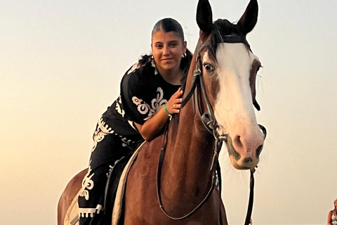 Hurghada: Horse Riding in the Desert & Beach Experience 1 HR Desert Horse Riding Experience without transfer