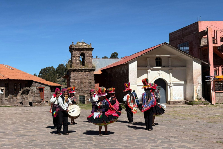 Excursion: 3 stops in the middle of Lake Titicaca, floating Uros and Taquile Excursion: 3 stops in the middle of Lake Titicaca, floating Uros Islands, and Taquile