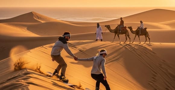 Agadir Desert Tour: Sandboarding & Optional Camel Adventure