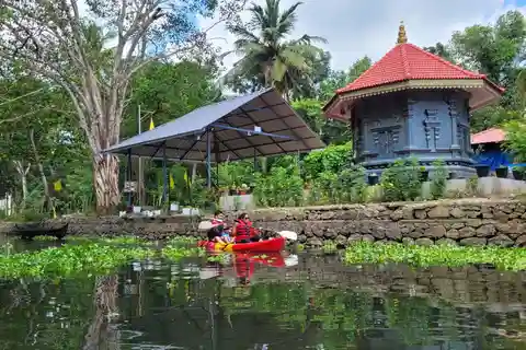 Kerala Backwater Village Kayaking Tour (Full Day) (Nedumudy)