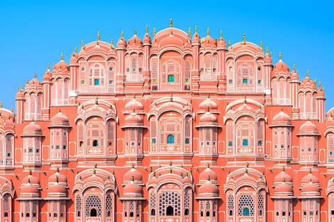 Jaipur: Personalized Full-Day City Tour by Car with Options Tour with Ac car, Driver, Tour Guide, Monuments Tickets