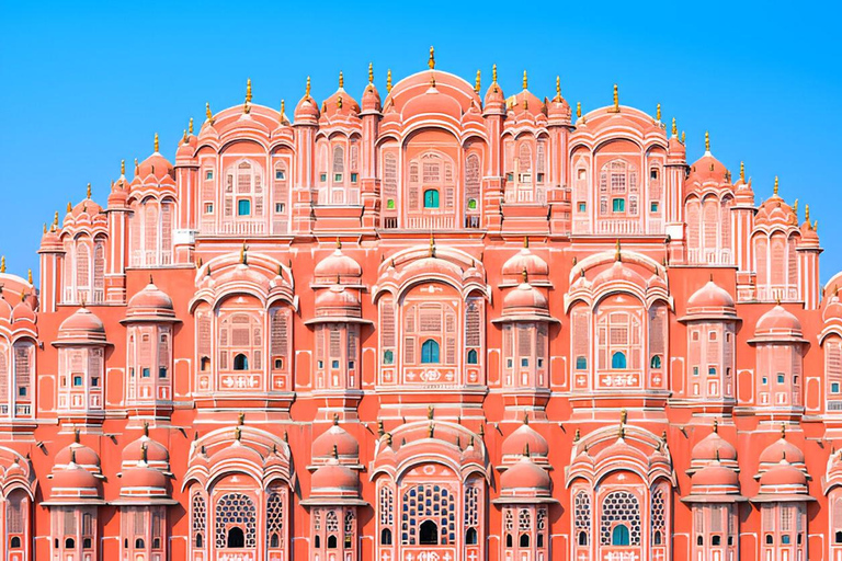 Jaipur: Personalized Full-Day City Tour by Car with Options Tour with Ac car, Driver, Tour Guide, Monuments Tickets