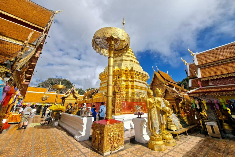 Chiang Mai: Doi Suthep Temple & Hmong Village Tour Tour with Meeting point (Mcdonald Nimman)