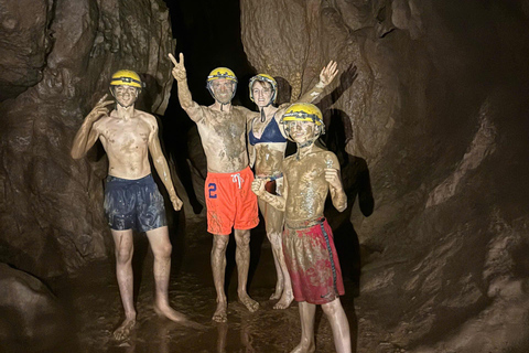 Phong Nha: Zipline Dark Cave & Paradise Cave Exploration Option 4: Full Adventure Experience - Drop-off in Hue