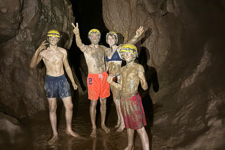 Phong Nha: Zipline Dark Cave & Paradise Cave Exploration Option 4: Full Adventure Experience - Drop-off in Hue