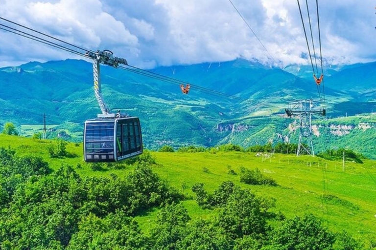 Excursión privada: Teleférico de Tatev - Cascada de Shaki - Degustación de vinos