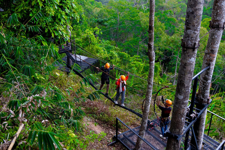 Phuket: Rainforest Eco Zipline Expedition 32 Platforms