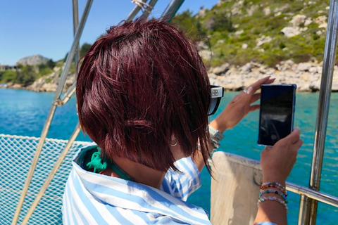 Rhodes: Private Luxury Sailing Yacht with Lunch & Dinner