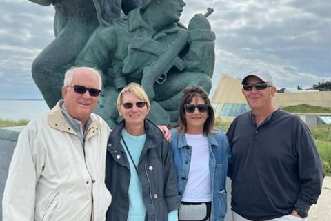 Paris: Normandy D-Day Beaches Guided Tour by Train Tour w/1st Class Rail