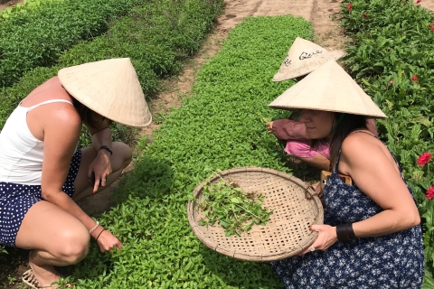 Countryside bike tour, Basket boat and Cooking class From Hoi An
