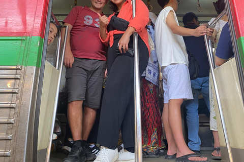 Bangkok: Iconic Floating Markets and Train Market Tour