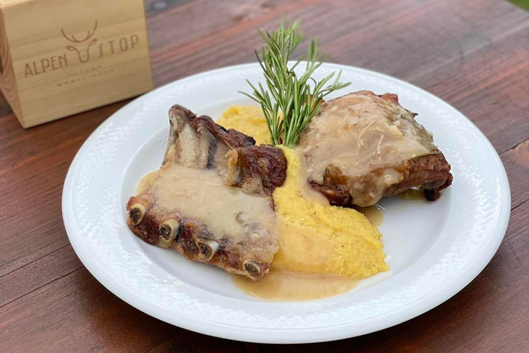 Monte Rosa: almoço típico num refúgio com vista para as montanhas