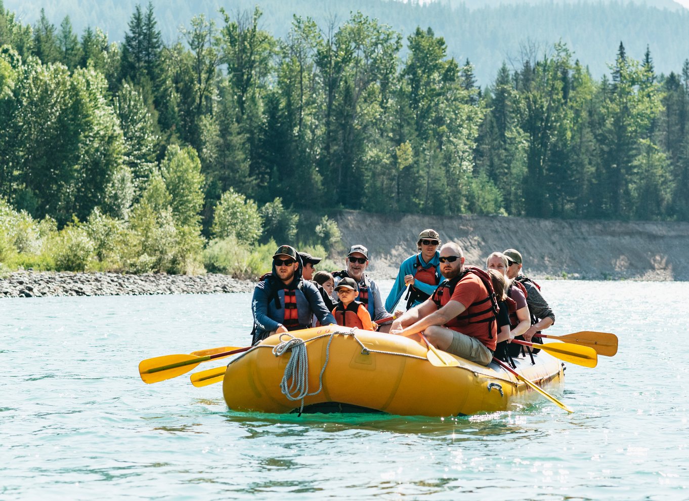 West Glacier: Naturskøn rafting i Glacier National Park