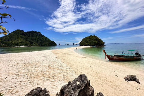 Krabi: 4 Inseln Tour mit dem Longtailboot mit Mittagessen