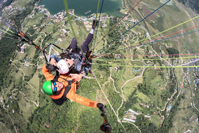Pokhara: Tandem Paragliding Flight with GoPro Photos Cloud Buster – 35 to 40 minutes