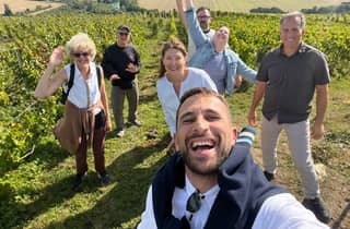 Reims: Champagnerhaus Mumm, Weinkellerbesuch mit Mittagessen
