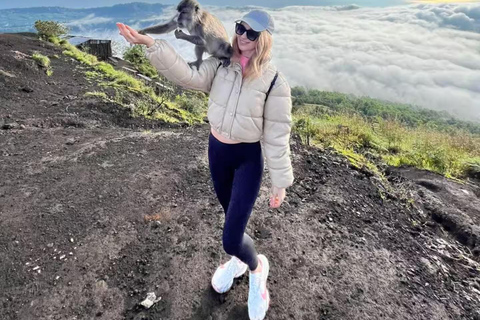 FROM UBUD: Mount Batur Trekking All Inclusive Tour Mount Batur Natural Hot Spring Entrance Ticket
